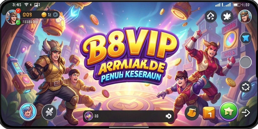 Tampilan gameplay B8VIP yang mengasyikkan dan interaktif.