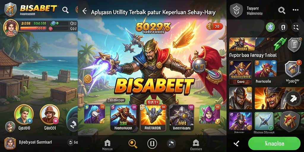 Tampilan antarmuka utama BISABET yang intuitif dan fungsional.