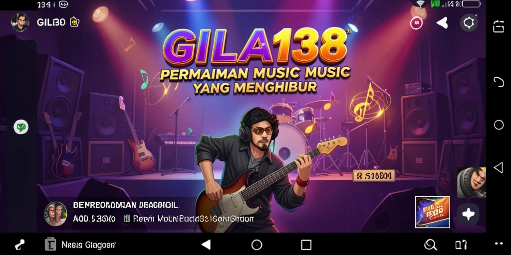 Gambar sedang menampilkan gameplay seru dari GILA138 dengan berbagai pilihan musik.