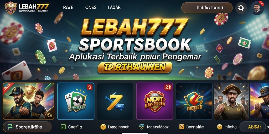 Screenshot utama LEBAH777 menunjukkan taruhan olahraga yang seru.