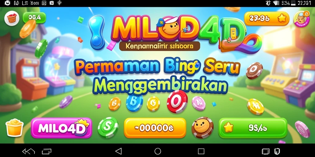 Tampilan gameplay seru Bingo di MILO4D.