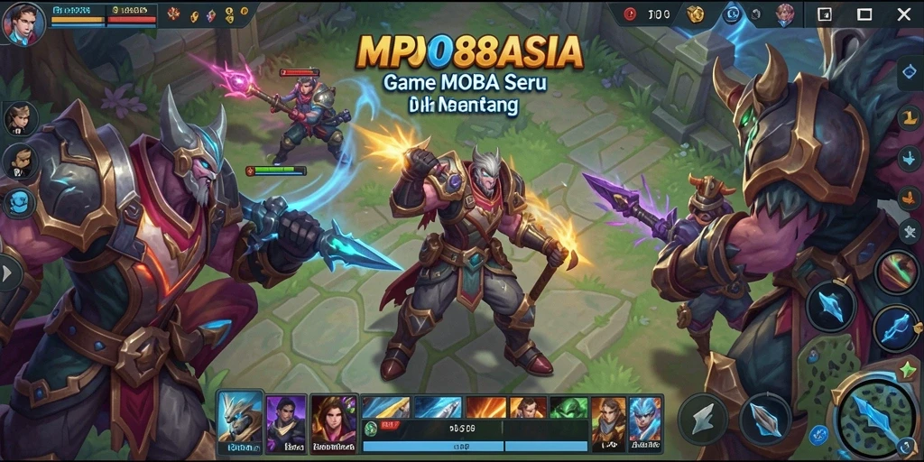 Tampilan gameplay seru di MPO88ASIA dengan karakter yang beragam.