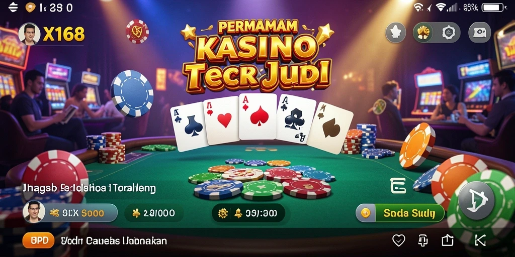 Screenshot gameplay X168 yang menggambarkan keseruan permainan Kasino.